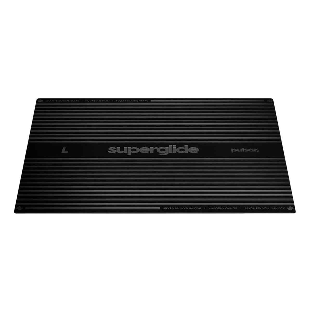 Pulsar Superglide 3 Premium Glass Mousepad (Black) | DataBlitz