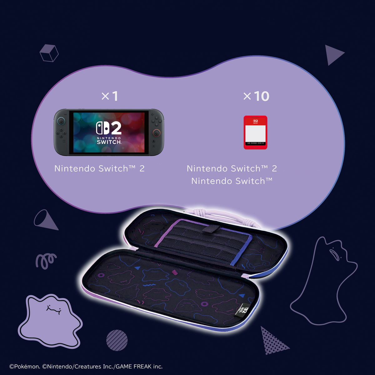Hori Decoration Pouch for Nintendo Switch 2 (Ditto) (NSX-168A)