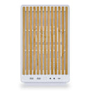 Lian Li A3-mATX-WD Micro Form Factor with Steel Mesh PC Case (White) (Wood Ed.)