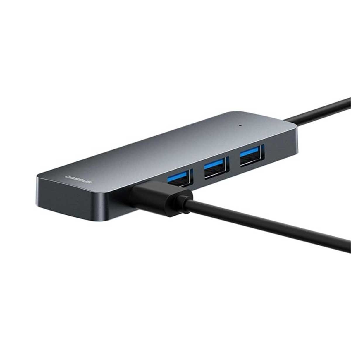 Baseus UltraJoy Series 4-Port Hub Lite USB-A & Type-C to 4xUSB 3.0 (Space Grey) (B0005280B811-00)