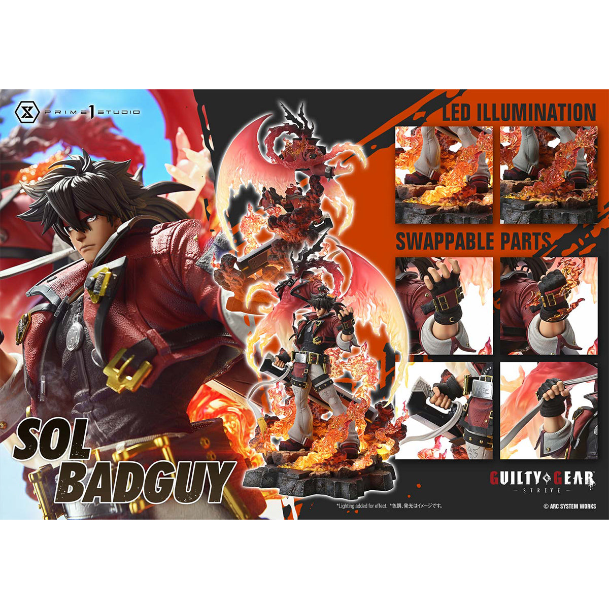 Ultimate Premium Masterline Guilty Gear Strive - Sol Badguy | DataBlitz