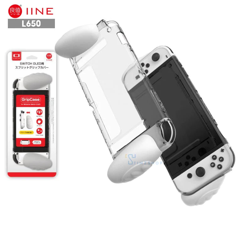 NSW IINE Gripcase For N-Switch OLED (White) (L650) | DataBlitz