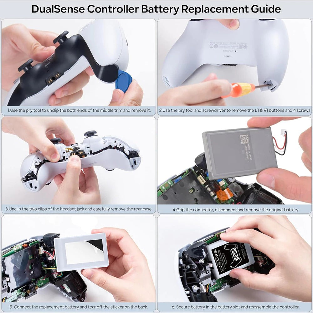 PS5 Controller Li-ion 8880mAH Battery Pack 2-Pack (VG-P5366)
