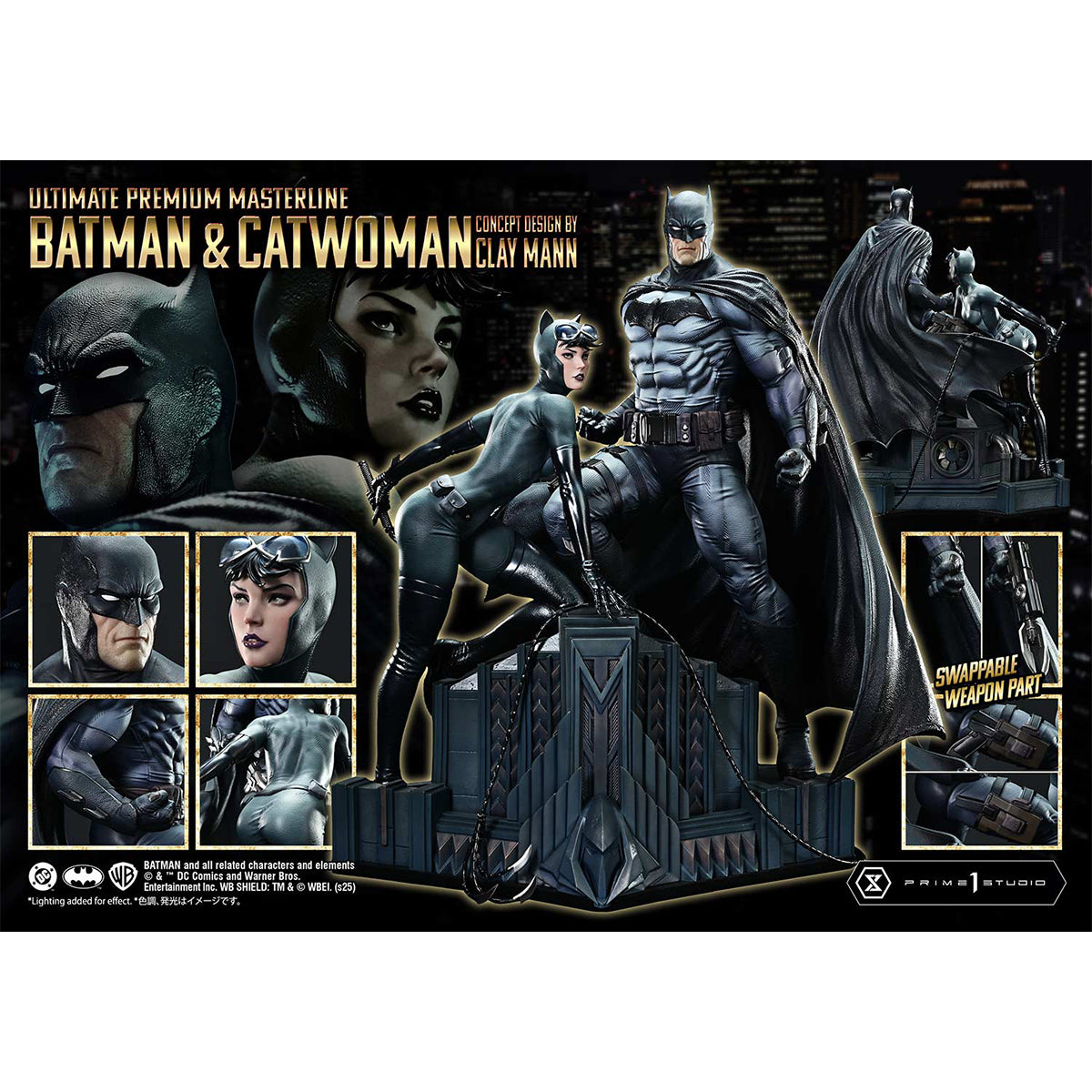 Ultimate Premium Masterline Batman (Comics) Batman & Catwoman (Concept Design by Clay Mann) Bonus version Pre-Order Downpayment