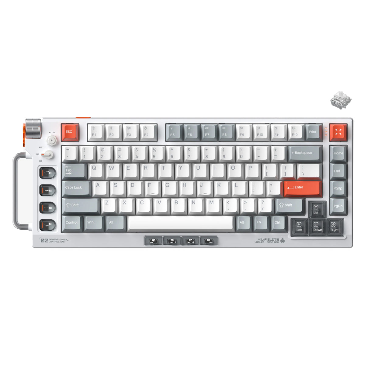 NuPhy Field75 HE V2 High-Profile Magnetic Switch Gaming Keyboard - FrostFlare