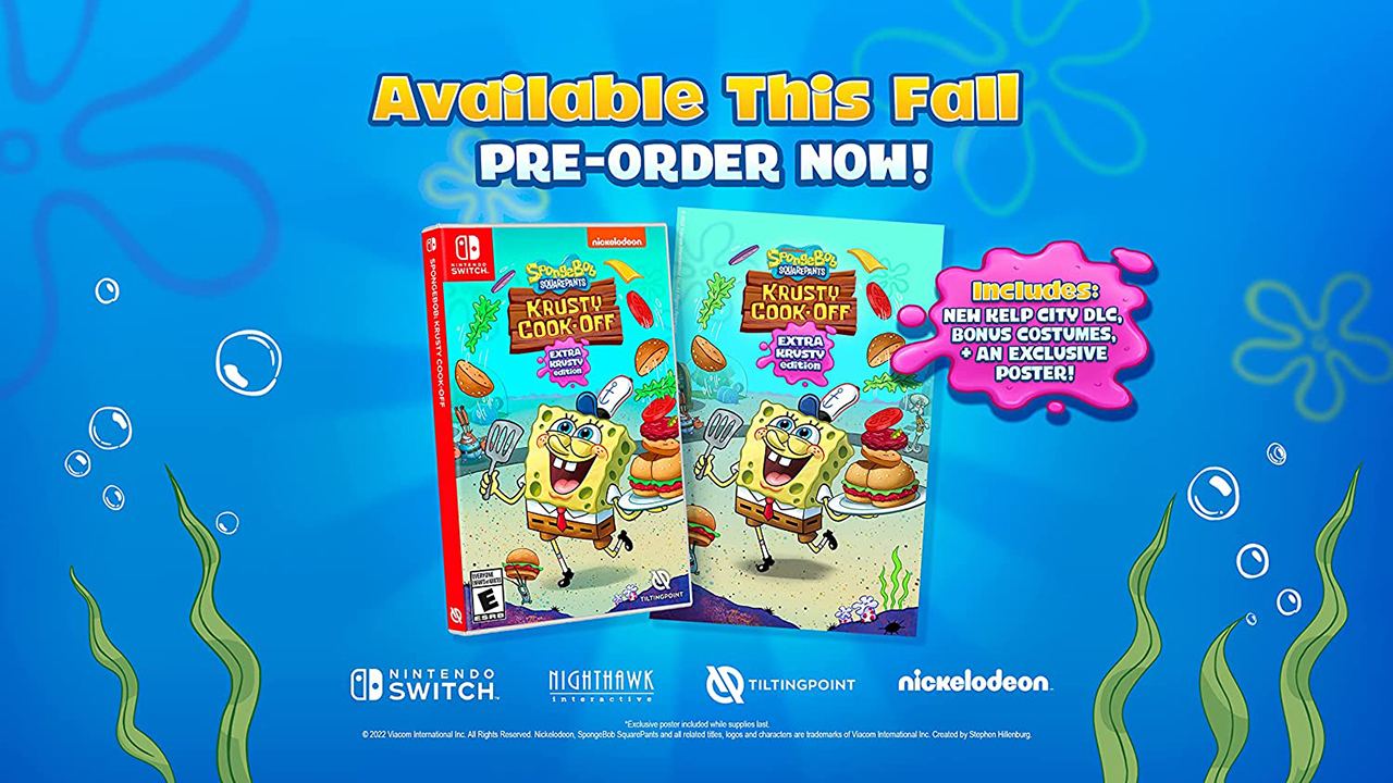 NINTENDO SWITCH SPONGEBOB KRUSTY COOK-OFF EXTRA KRUSTY EDITION