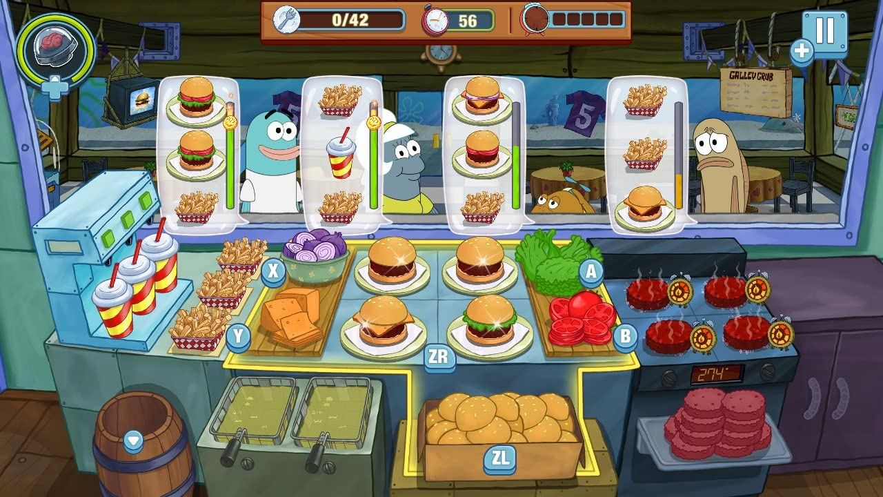 NINTENDO SWITCH SPONGEBOB KRUSTY COOK-OFF EXTRA KRUSTY EDITION