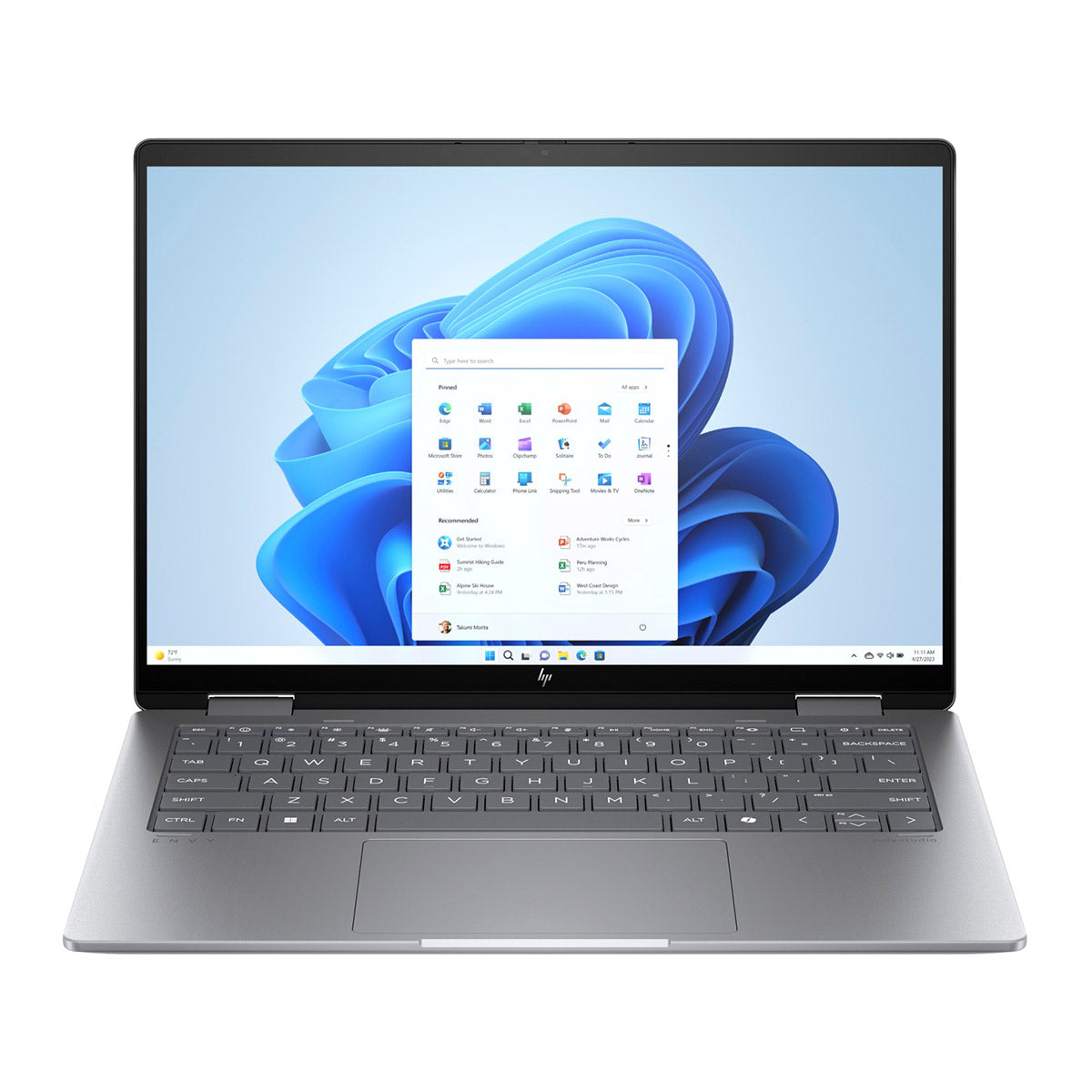 HP Envy X360 14-FC0065TU 2-in-1 Laptop (Meteor Silver)