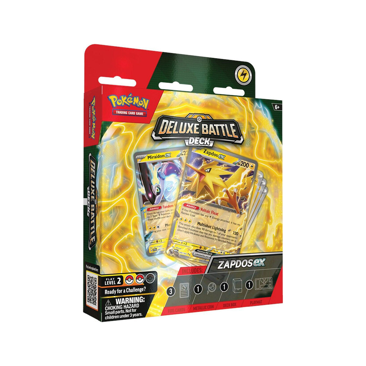 Pokemon Trading Card Game Deluxe Battle Deck (Zapdos EX) (290-85600)