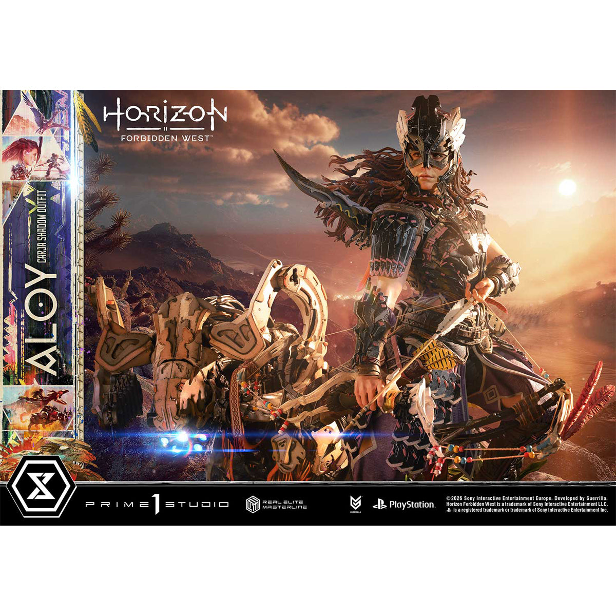 Real Elite Masterline Horizon Forbidden West Aloy Carja Shadow Outfit