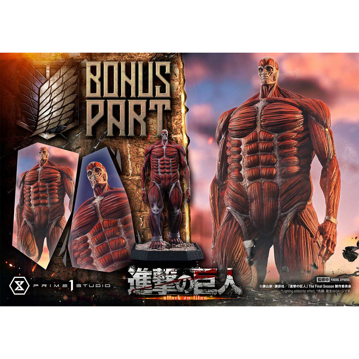 Ultimate Diorama Masterline TV animation Attack on Titan The Rumbling