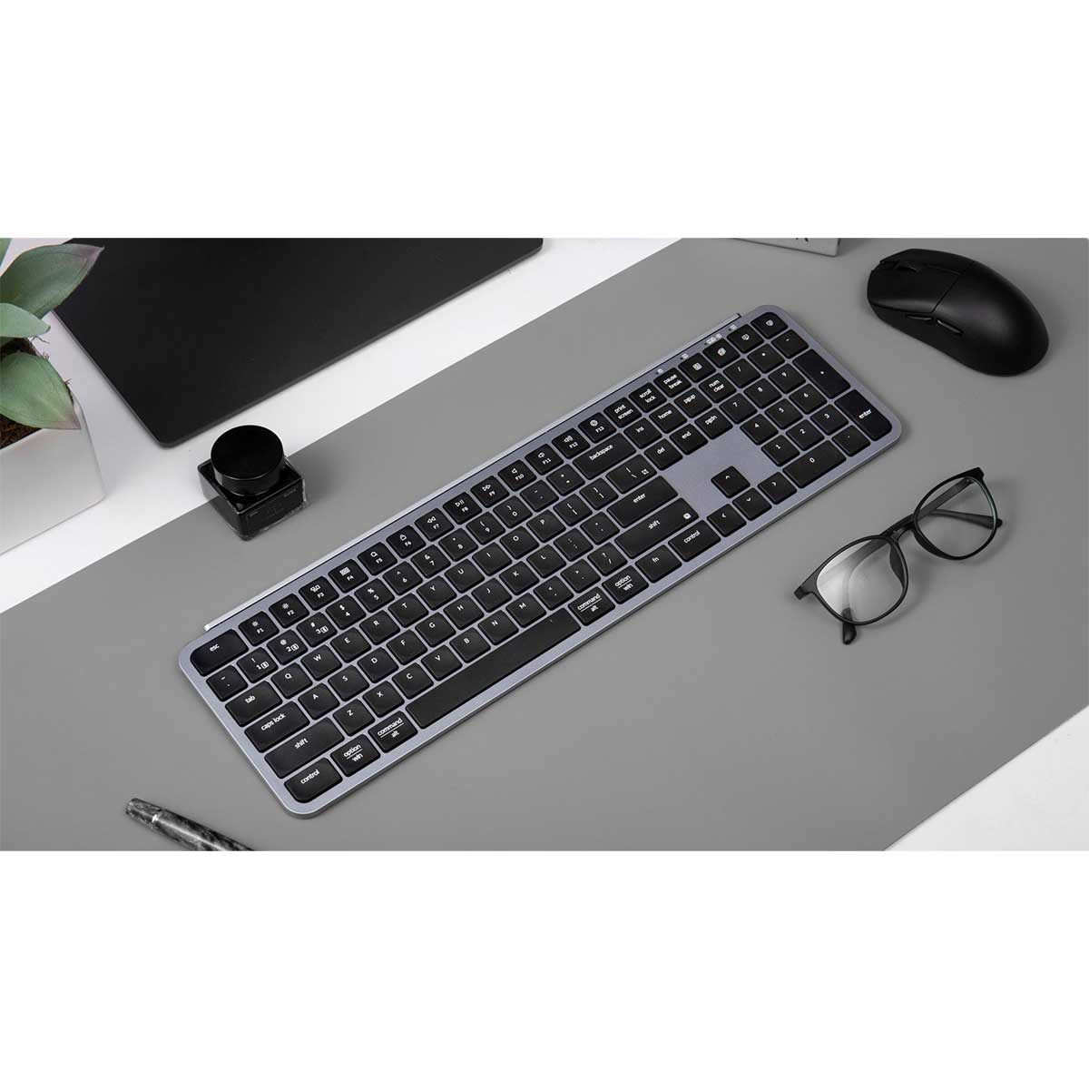 Keychron B6 Pro Ultra-Slim Wireless Keyboard (Space Gray) (B6P-K1)
