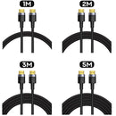 Baseus Cafule 4K HDMI Male To 4K HDMI Male Adapter Cable (1m, 2m, 3m, 5m) (Black) (CADKLF-E01, CADKLF-F01, CADKLF-G01, CADKLF-H01)
