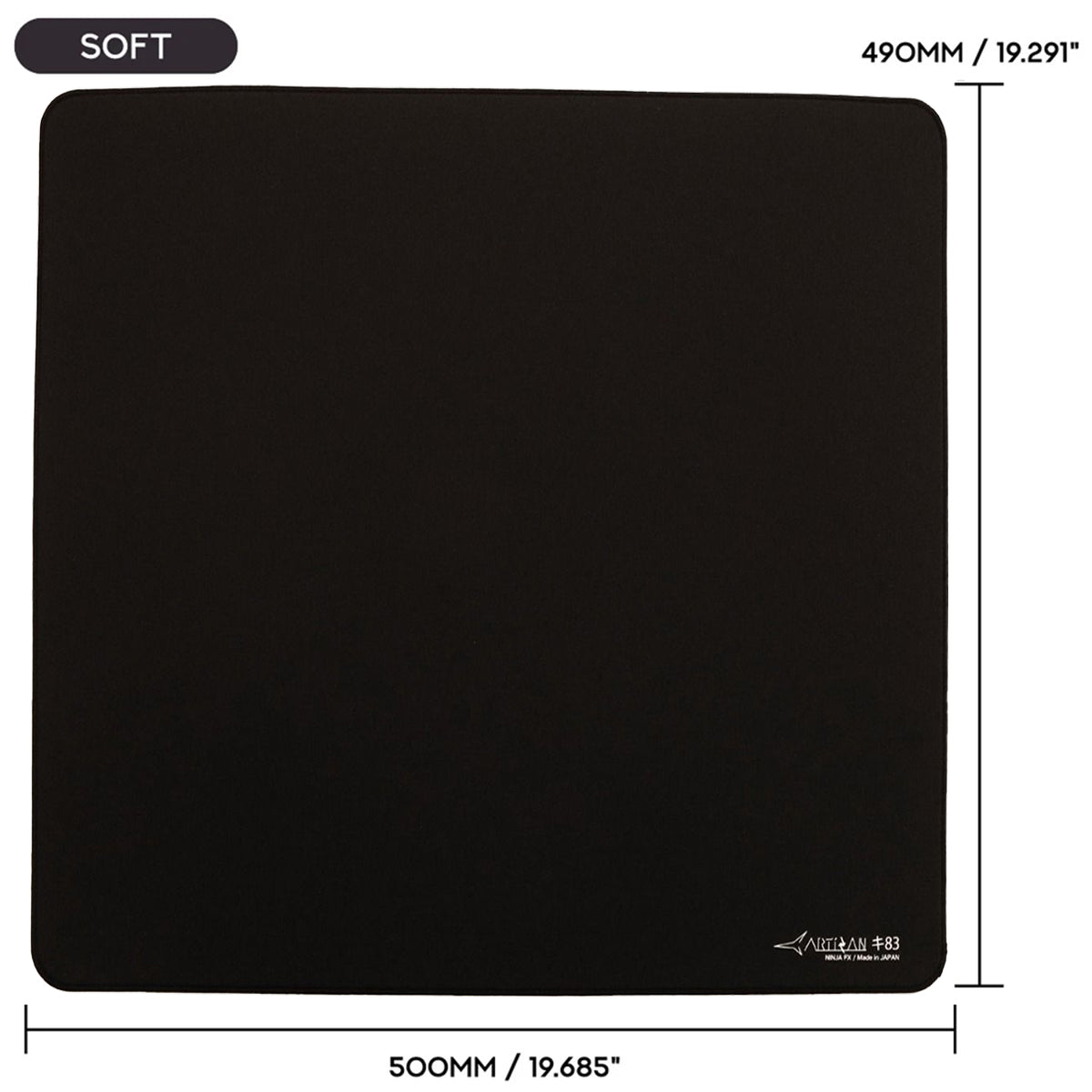 Artisan Ninja FX Key-83 Gaming Mousepad - Black