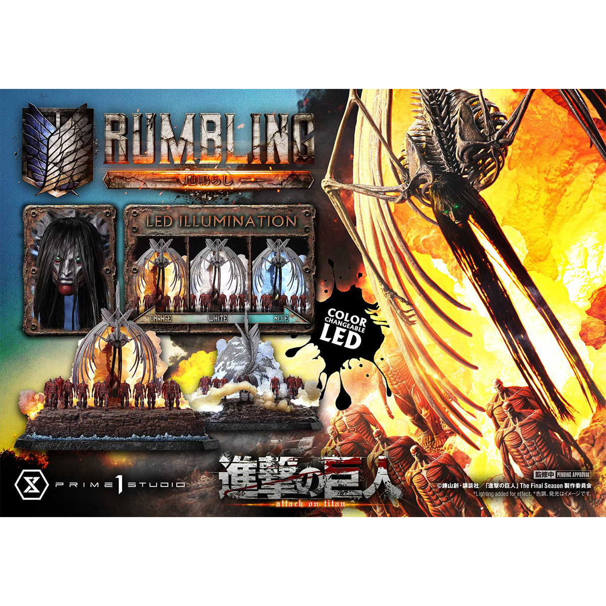 Ultimate Diorama Masterline TV animation Attack on Titan The Rumbling