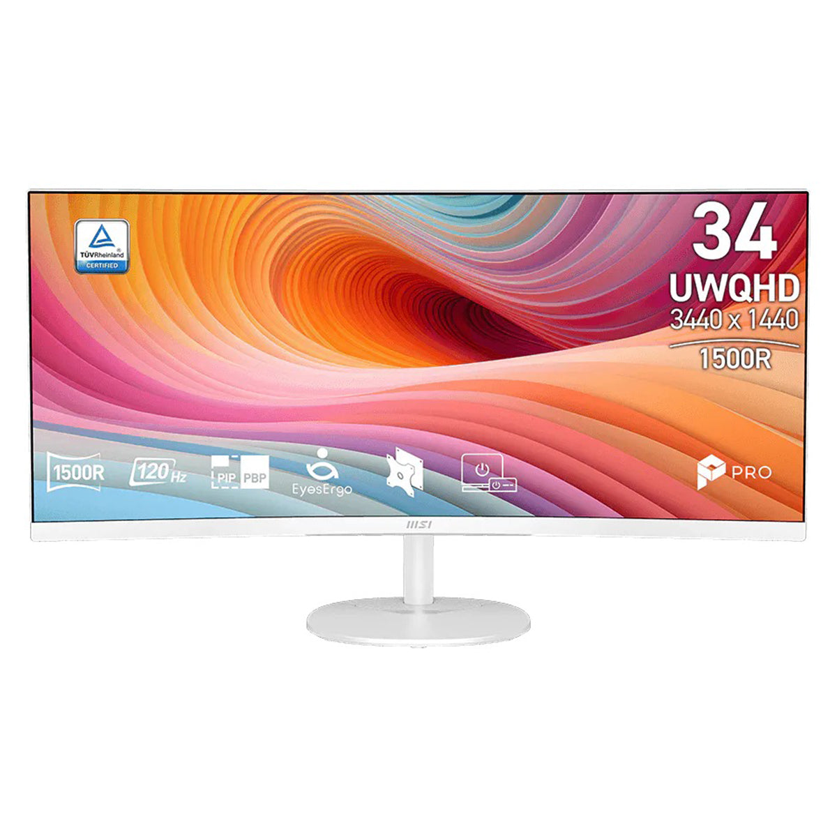 MSI Pro MP341CQW E12 34" UWQHD (3440x1440) 120Hz 1ms MPRT/4ms GTG VA Business & Productivity