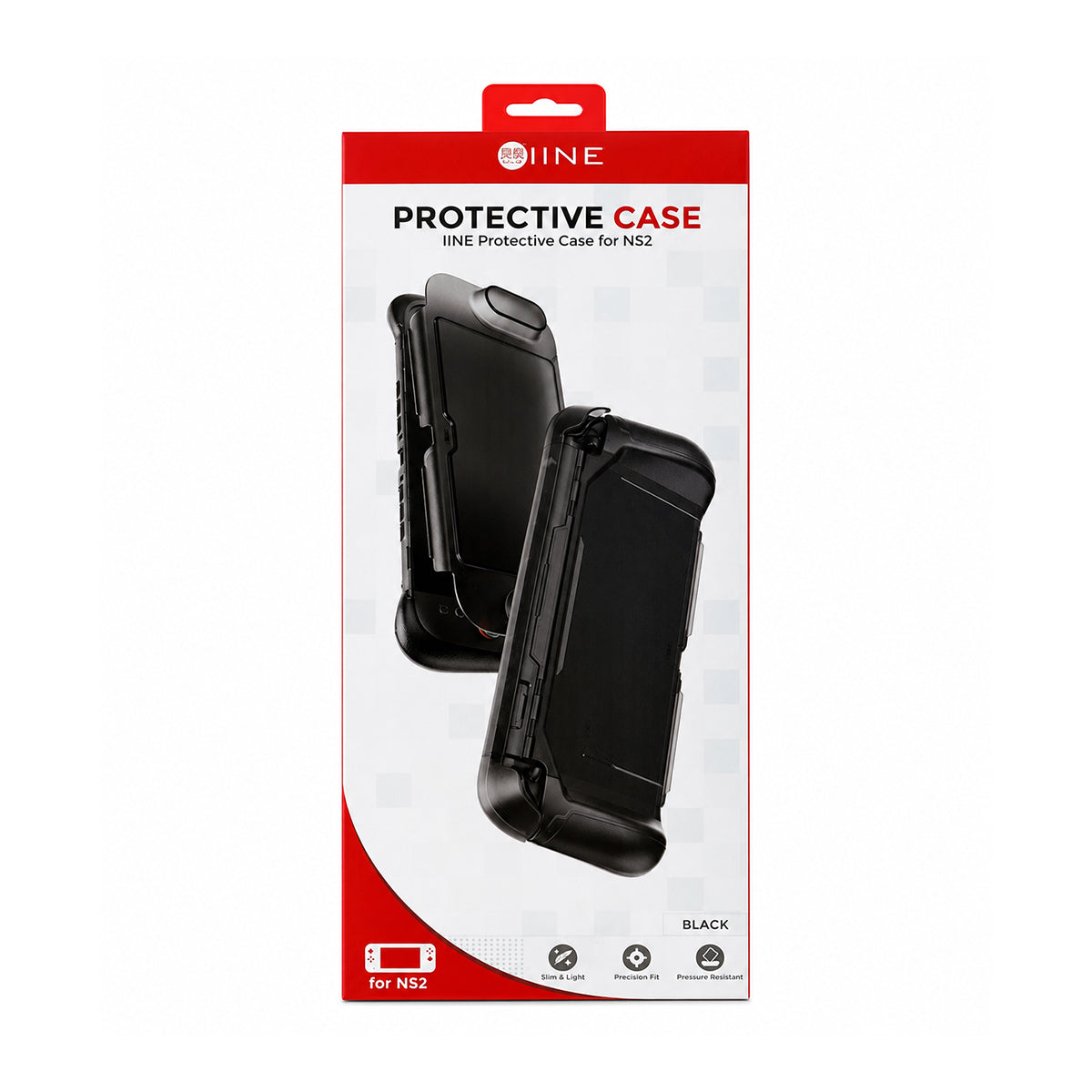 IINE Protective Case for Nintendo Switch 2 (Black) (L1280)