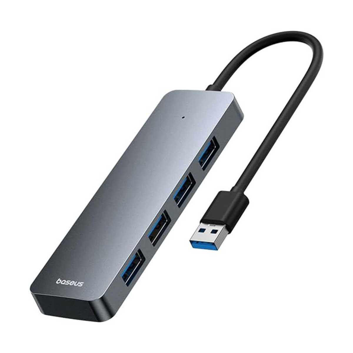 Baseus UltraJoy Series 4-Port Hub Lite USB-A & Type-C to 4xUSB 3.0 (Space Grey) (B0005280B811-00)