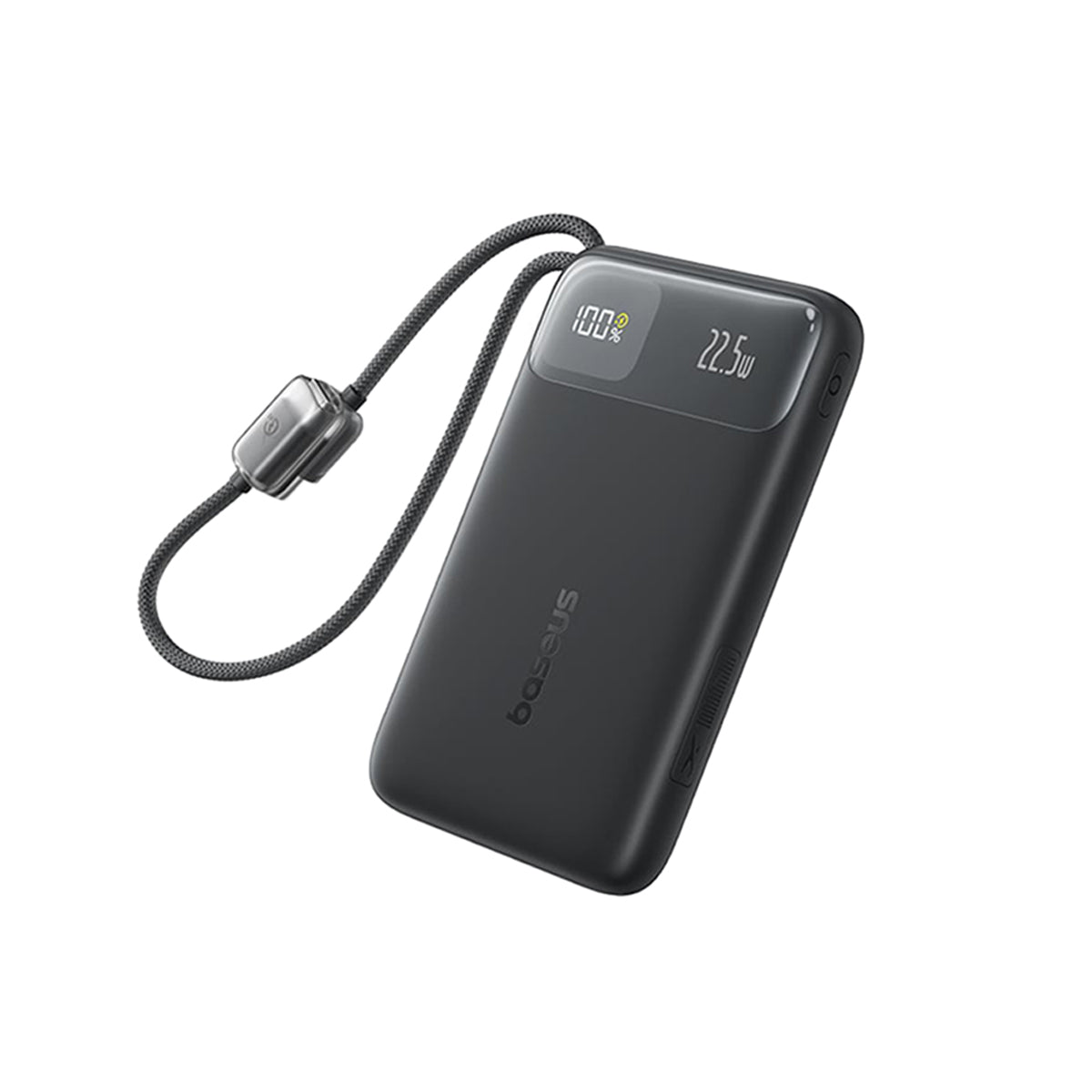 Baseus EnerFill FC11 Digital Display Power Bank with Dual Built-In USB-C Cables 10000mAh 22.5W (Cosmic Black, Beige, Galaxy Blue, Baby Pink)