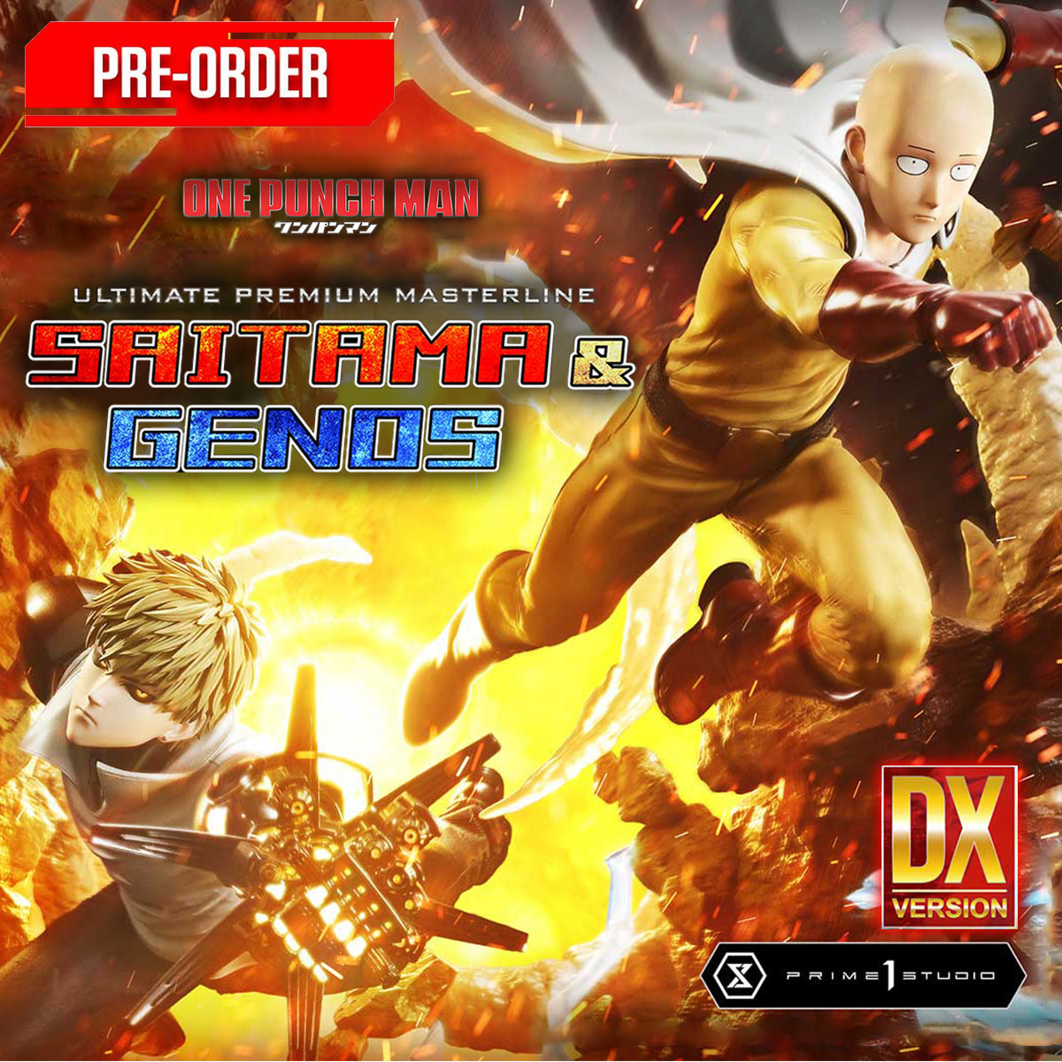 Ultimate Premium Masterline One-Punch Man Saitama & Genos | DataBlitz