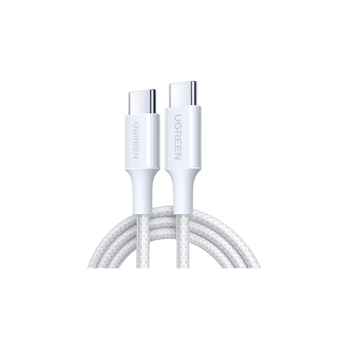 Ugreen USB-C to USB-C 3A/60W PD Fast Charging Braided Cable - 1m