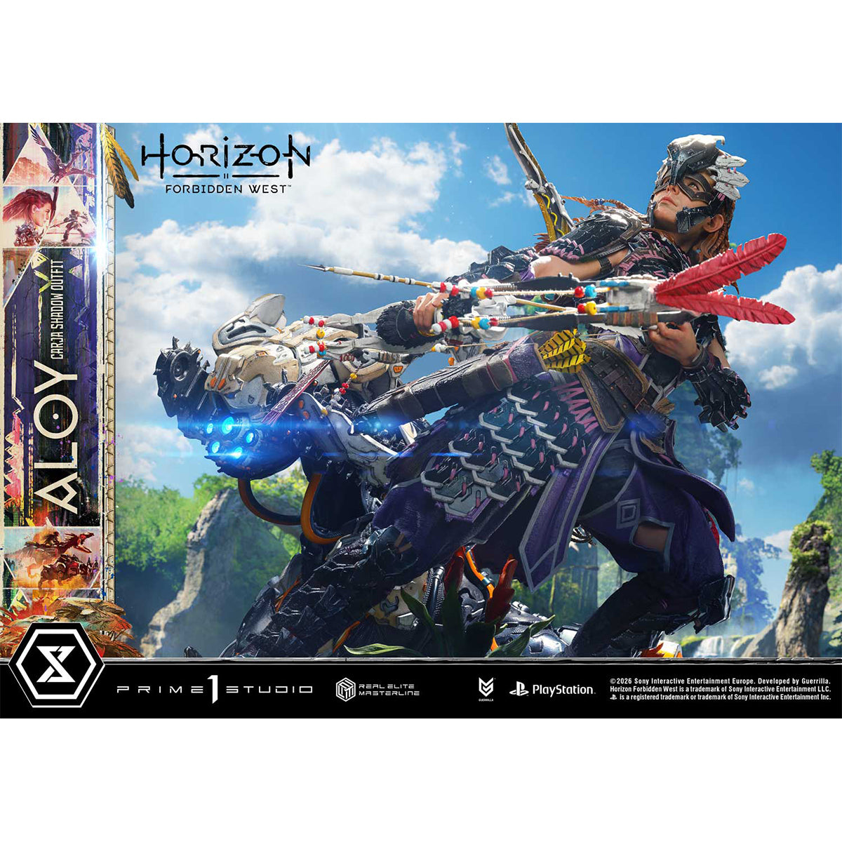 Real Elite Masterline Horizon Forbidden West Aloy Carja Shadow Outfit