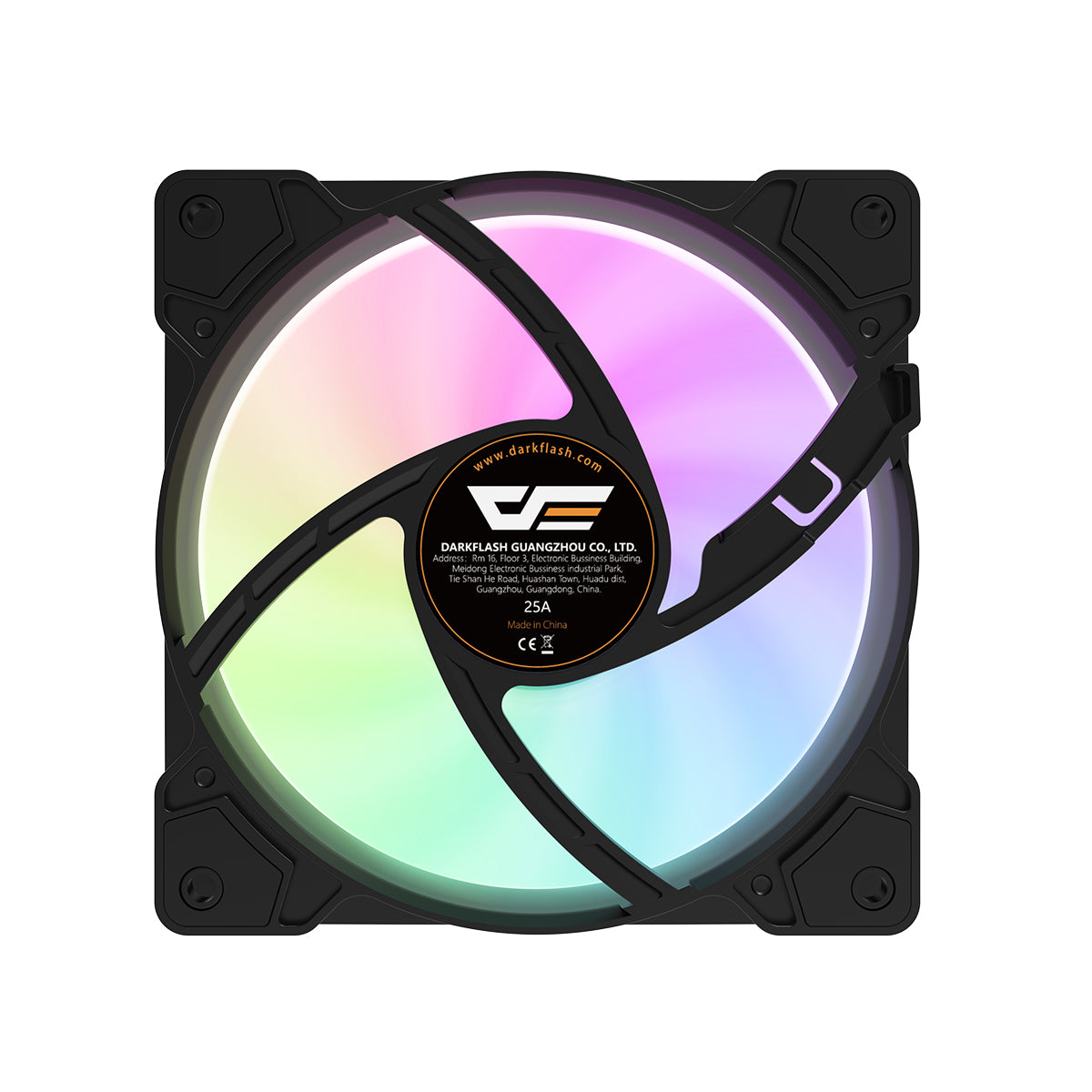 DarkFlash C8 ARGB Cooling Case Fan - 3-in-1 Pack | DataBlitz