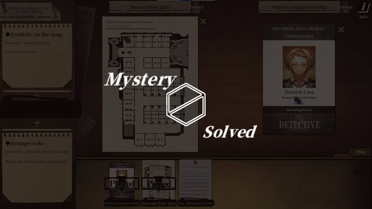 Nintendo Switch Staffer Case A Supernatural Mystery Adventure Pre-Order Downpayment