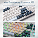 Redragon Eisa Pro 3 Modes 98-Key Hot-Swappable RGB Mechanical Keyboard - White Blue (Linear Red Switch) (K686WB-RGB-Pro)