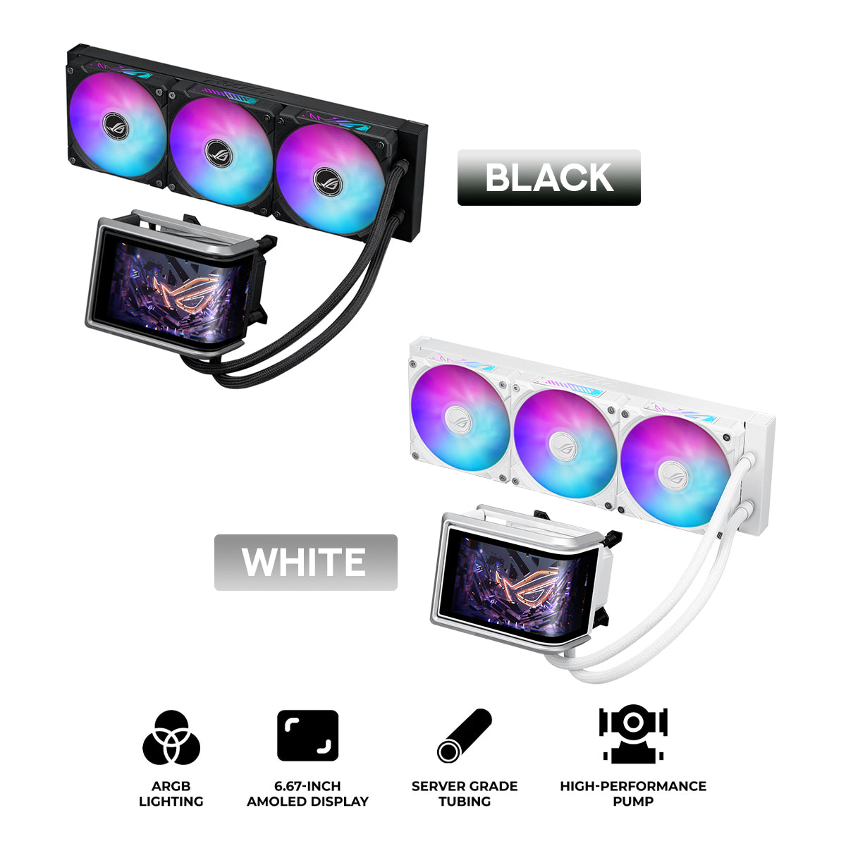 ASUS ROG Ryuo IV 360 ARGB CPU Liquid Cooler