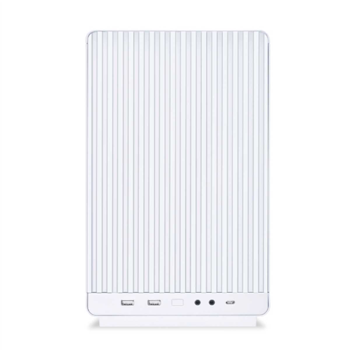 Lian Li A3-mATX-WDG Wooden Panel/Side Glass 26.3L Micro Form Factor PC Case (Black, White)