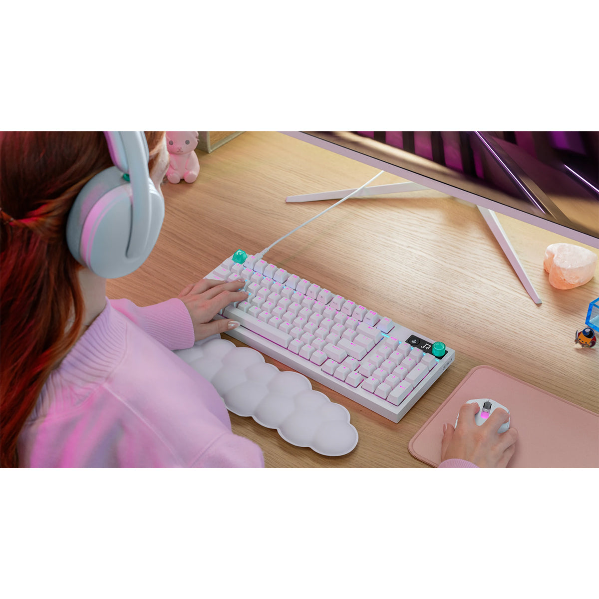 Logitech G316 X 98 Wired Mechanical Gaming Keyboard (White)