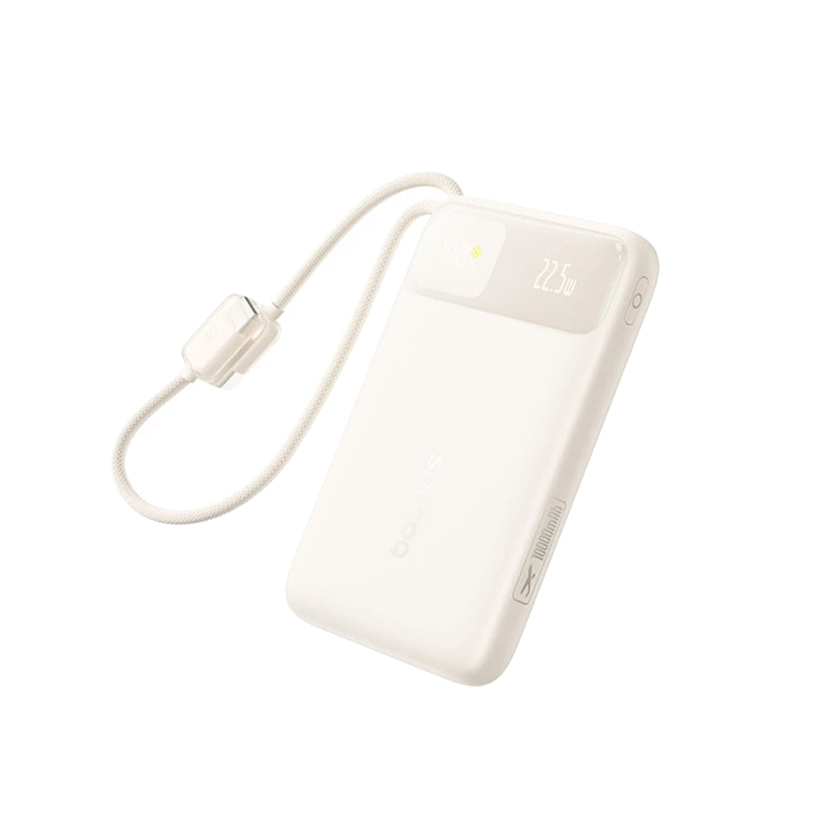 Baseus EnerFill FC11 Digital Display Power Bank with Dual Built-In USB-C Cables 10000mAh 22.5W (Cosmic Black, Beige, Galaxy Blue, Baby Pink)