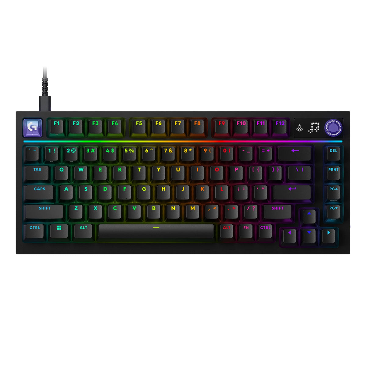Logitech G316 X 75 Wired Mechanical Gaming Keyboard (Black Tactile) (920-014293)