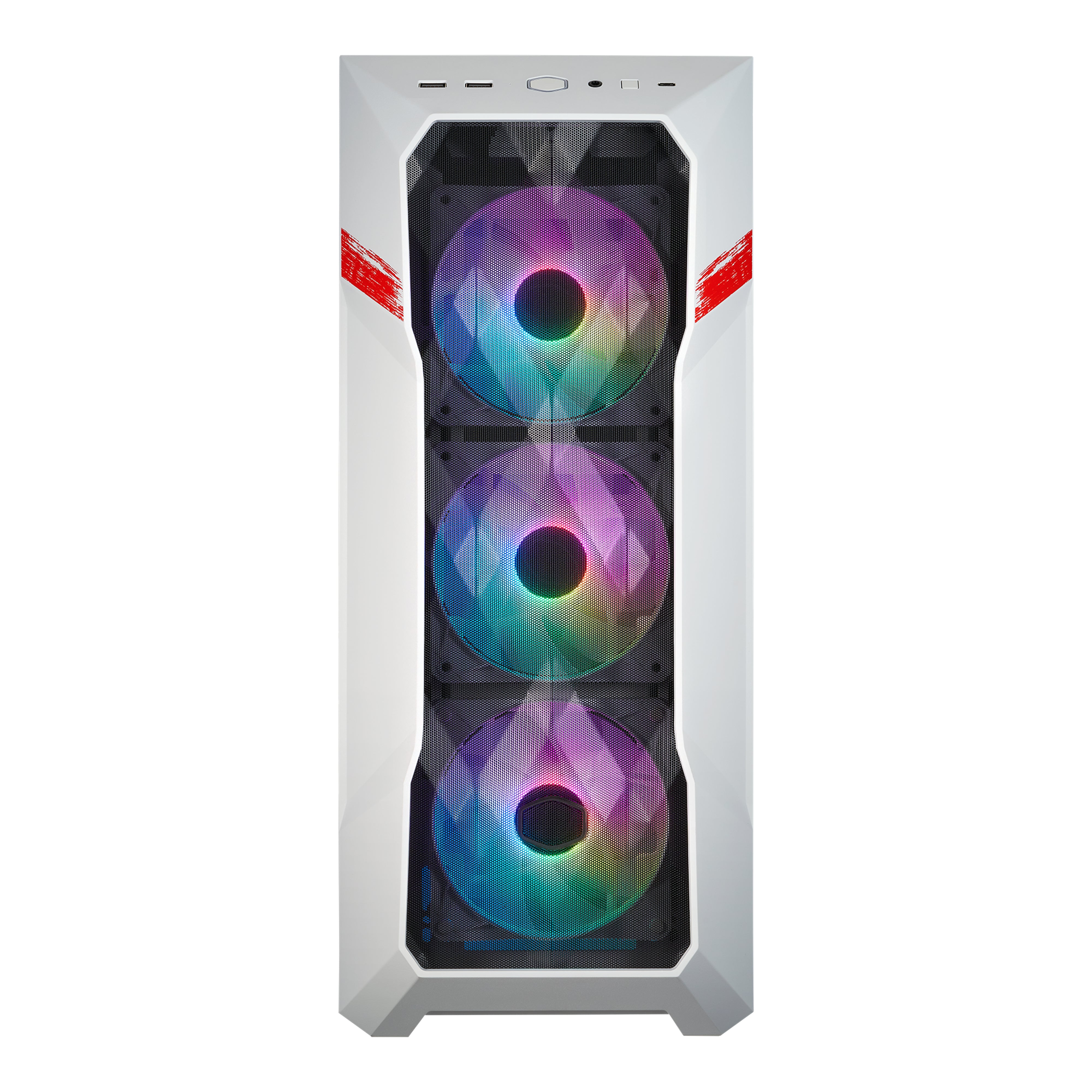 Cooler Master Masterbox TD500 Mesh V2 Mid-Tower Gaming Case (White) | DataBlitz