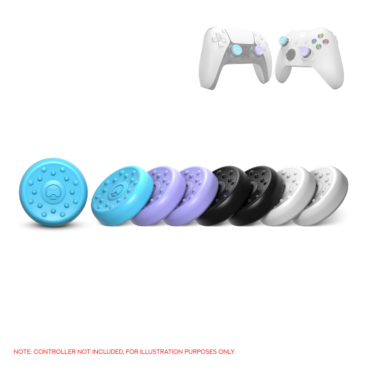 SteelSeries Kontrolfreek No-Slip 8-Pack Universal Thumb Grips