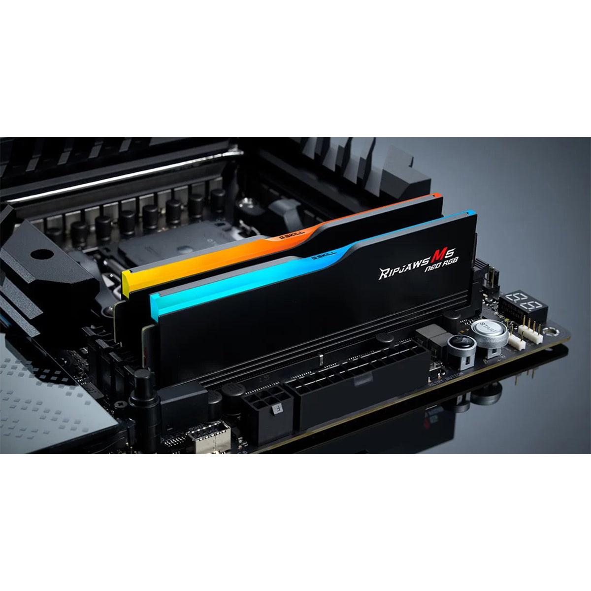G.Skill Ripjaws M5 Neo RGB 32GB (2x16GB) DDR5 6000 MT/s CL30-38-38-96 1.35V AMD EXPO Desktop Memory