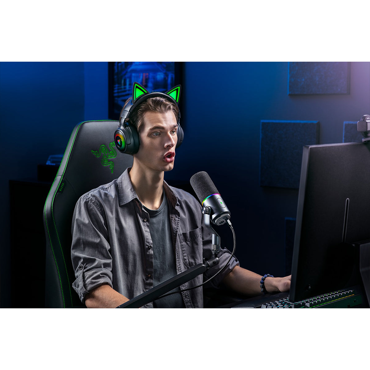 Razer Seiren V3 Pro Dynamic USB & XLR Microphone (Black)