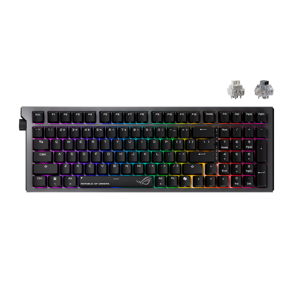 Asus ROG X903 Strix Morph 96% Tri-Mode Hot Swappable RGB Wireless Mechanical Gaming Keyboard