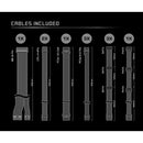 ASRock Steel Legend SL-850G 850W 80+ Gold & Cybenetics Platinum ATX 3.1 & PCIe 5.1 Full Modular Power Supply (Black)