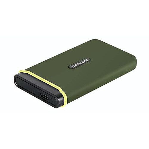 Transcend 500GB ESD380C USB 3.2 GEN 2X2 TYPE-C Portable SSD (Military Green) (TS500GESD380C)