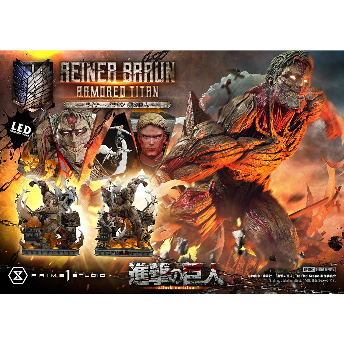Ultimate Diorama Masterline TV Animation Attack on Titan Reiner Braun Armored Titan | DataBlitz