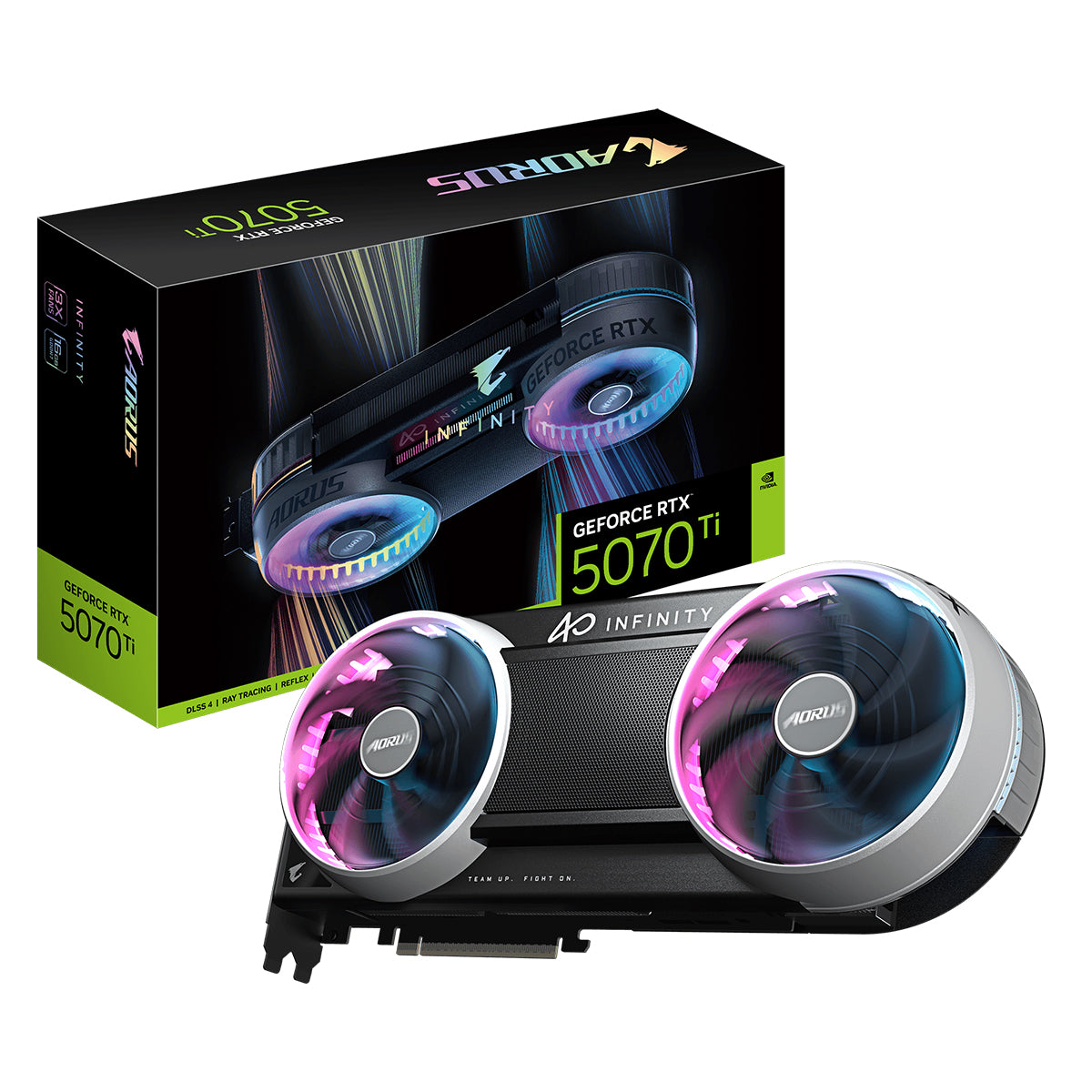 Gigabyte Aorus GeForce RTX 5070 Ti Infinity 16GB GDDR7 Graphics Card