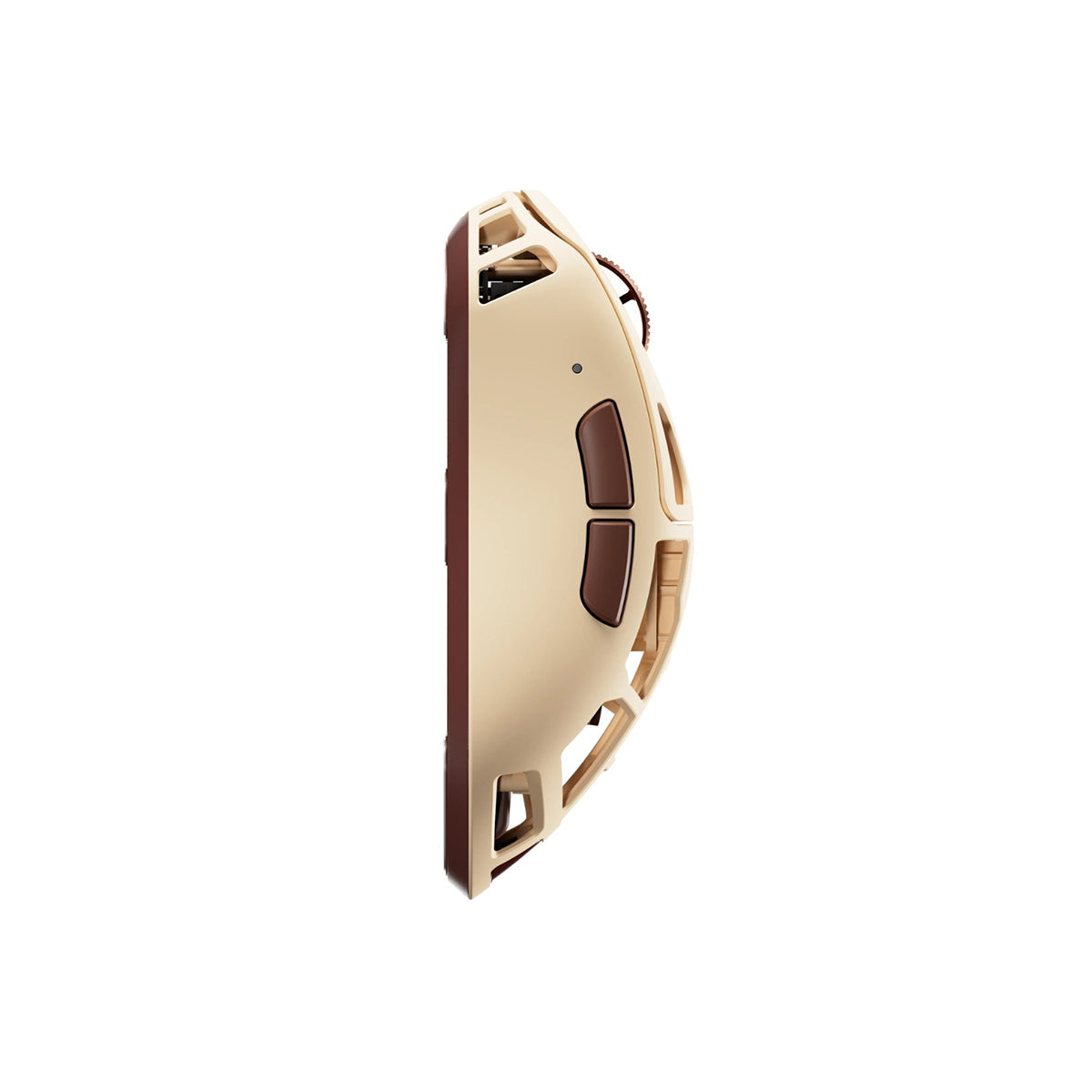Pulsar Feinmann F01 Noctua Edition 8K Polling Rate eSports Gaming Mouse with Built-in Cooling Fan (Beige) (FMF01XS201)