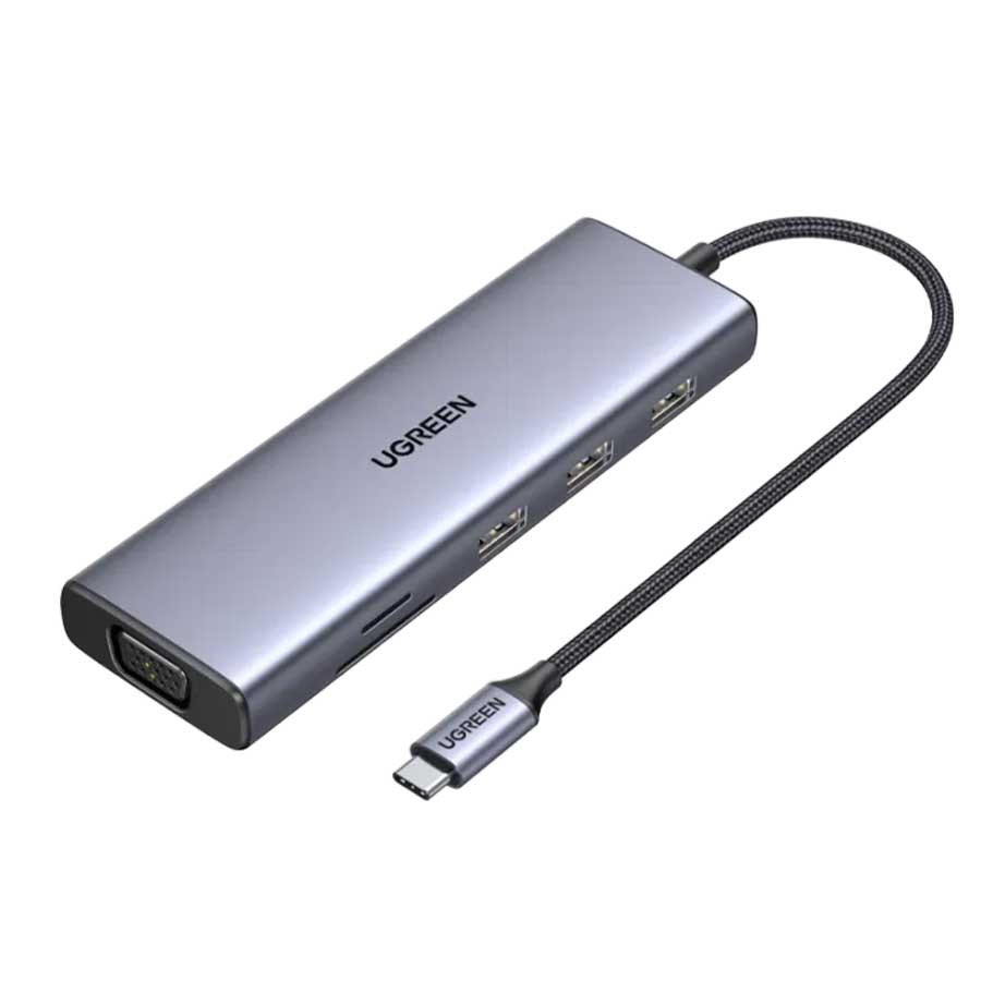 Hub adaptador Ugreen CM179 USB-C 9-en-1 (40873)