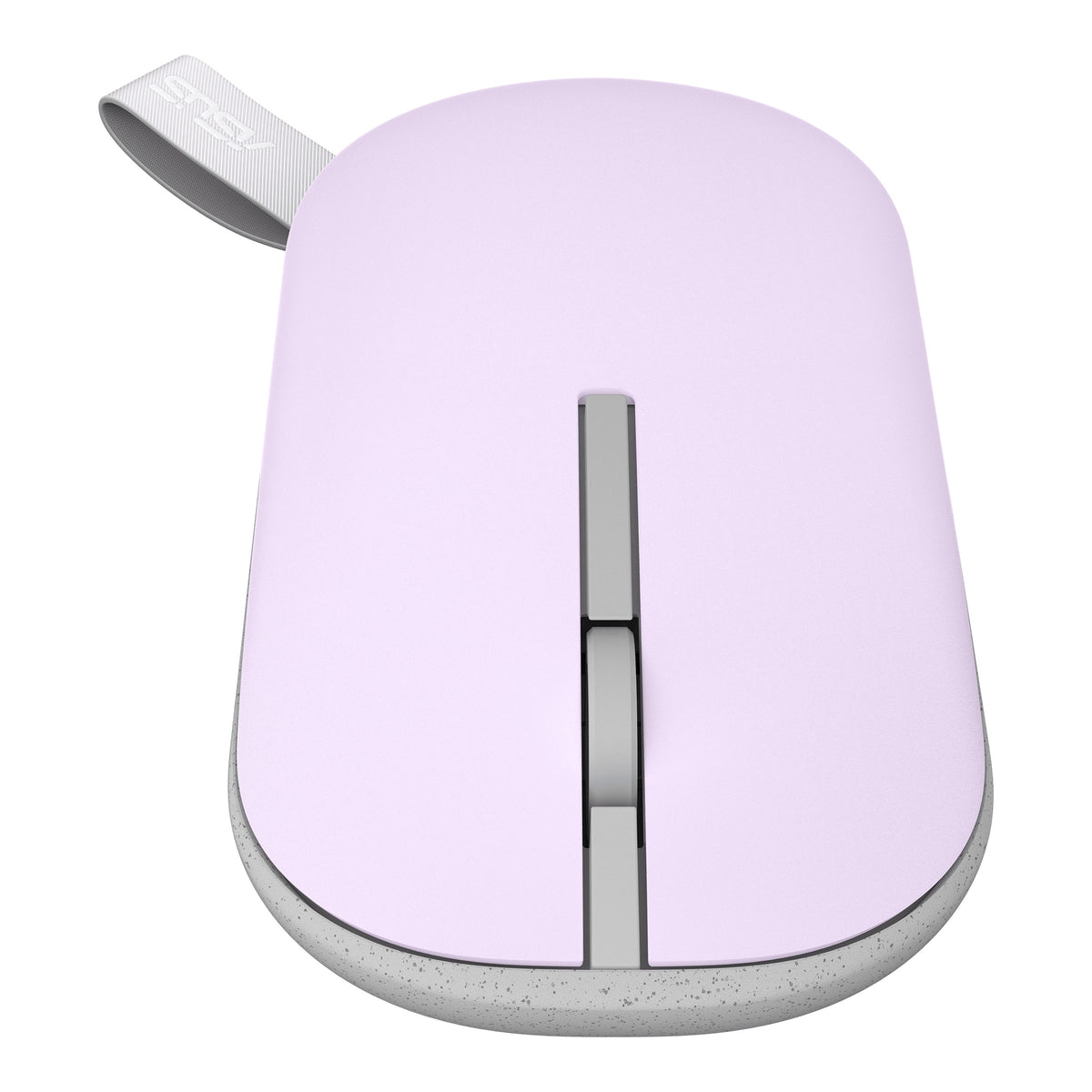 Asus Marshmallow MD100 Portable Wireless Mouse (Mist Purple) + Brave Green Cover