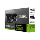 Asus Dual GeForce RTX 5060 8GB GDDR7 OC Edition Graphics Card