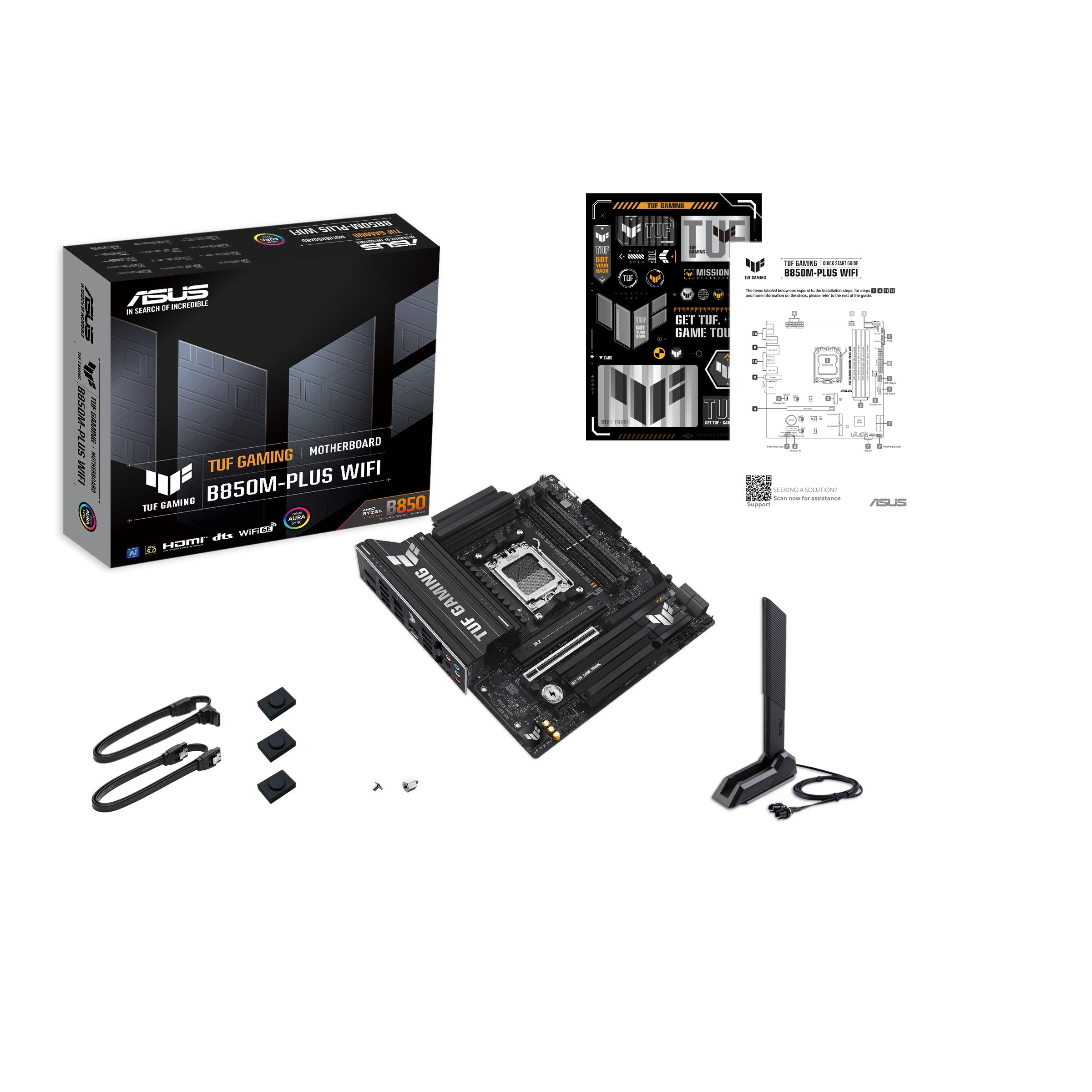 Asus TUF Gaming B850M-Plus WiFi AM5 DDR5 Motherboard