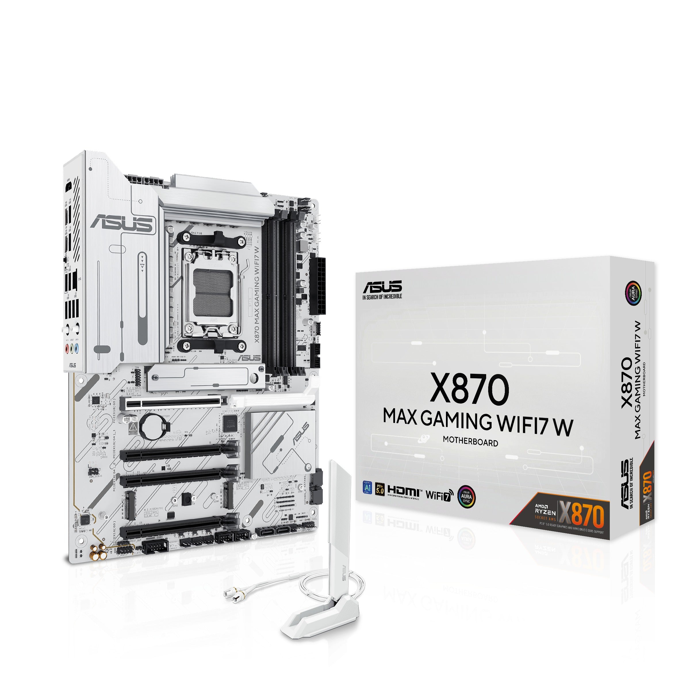 Asus X870 MAX Gaming WiFi7 W Motherboard