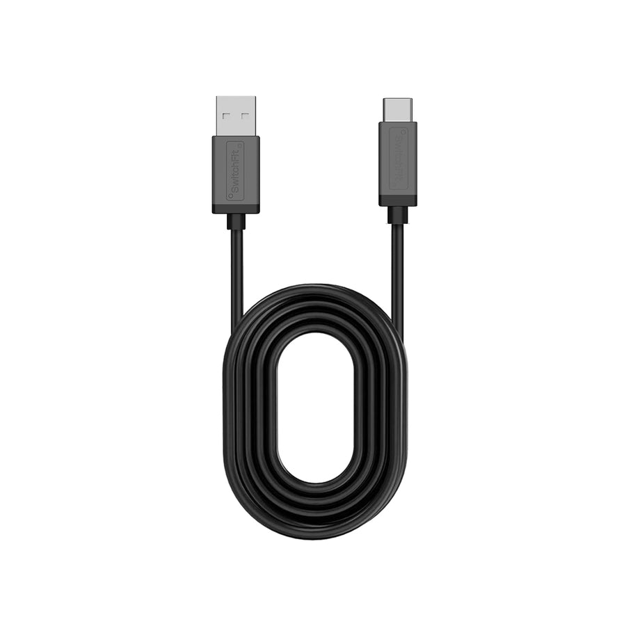 IINE Charging Cable USB to USB-C for Nintendo Switch (Black) (L1138)